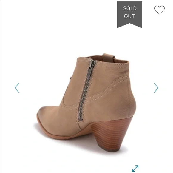 NWT Frye Reina Bootie In Ash Size 9 - Picture 7 of 12